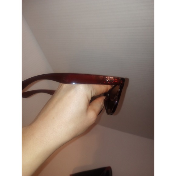 Ran Bans Wayfarer Original By‎ Luxottica RB 2140 901 54 22 Italy Unisex Uv - Picture 10 of 10